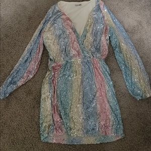 Womens Sequins Dress